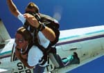 Sky Dive 1 - "Notice the look of Sheer Terror on her face!"